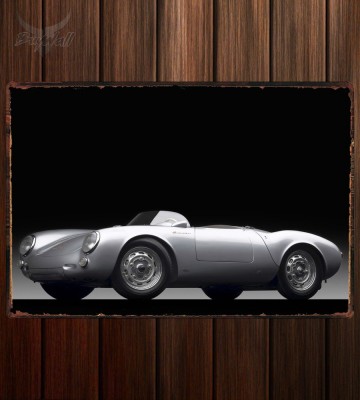 Металлическая табличка Porsche 550 Spyder